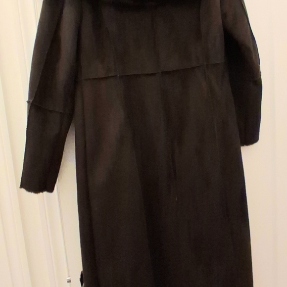 Calvin Klein Chocolate Trench Coat - Picture 3 of 9